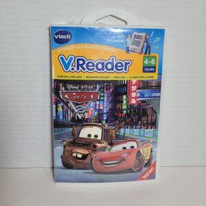 VTech V Reader Interactive E-Reading System Disney Cars Learning Educational New